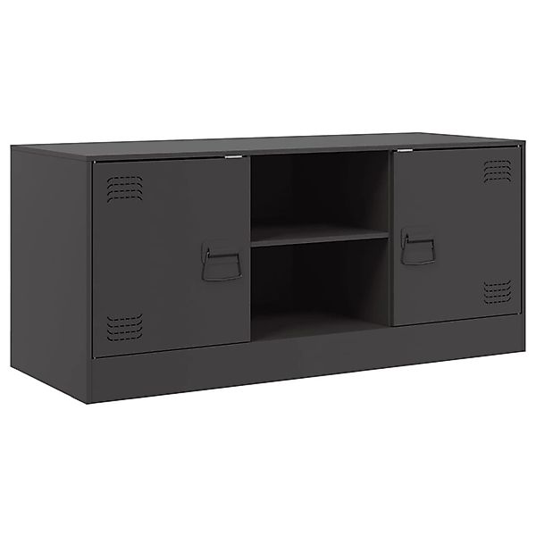 VidaXL TV-Schrank Schwarz 99x39x44 cm Stahl  Modell 3 günstig online kaufen