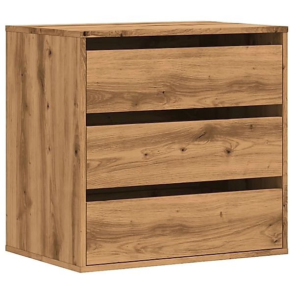 vidaXL Kommode Artisan-Eiche 60x41x58 cm Holzwerkstoff günstig online kaufen