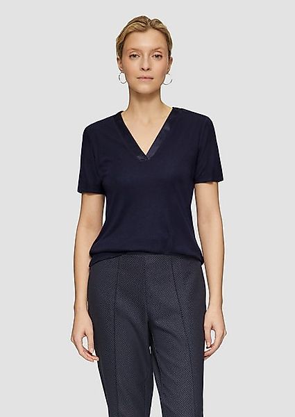 s.Oliver BLACK LABEL Kurzarmshirt T-Shirt mit günstig online kaufen