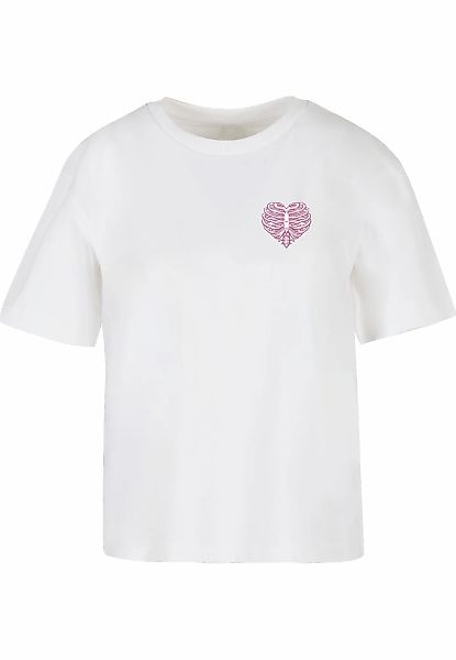 Miss Tee T-Shirt "Miss Tee Damen Heart Cage Rose Tee" 1 Stk. günstig online kaufen