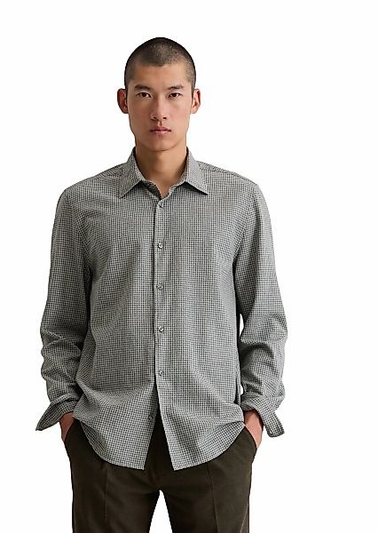 Marc OPolo Langarmhemd "aus leichtem Bio-Baumwoll-Flanell" günstig online kaufen