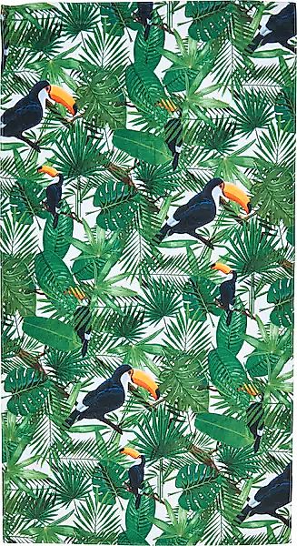 done.® Strandtuch »Tukan« mit Motiv mit Reisverschluss-Tasche für Wertgegen günstig online kaufen