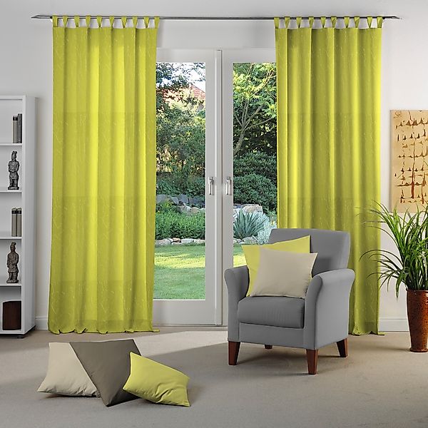 Wirth Vorhang "Lahnstein" Schlaufen 2 Stk. tlg. günstig online kaufen