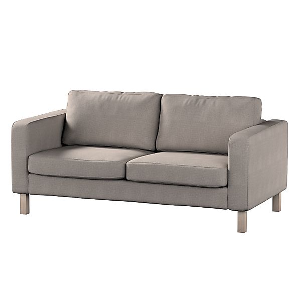 Bezug für Karlstad 2-Sitzer Sofa nicht ausklappbar, beige-grau, Sofahusse, günstig online kaufen