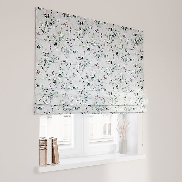 Dekoria Raffrollo Capri, mintgrün-weiß, 110 x 150 cm günstig online kaufen