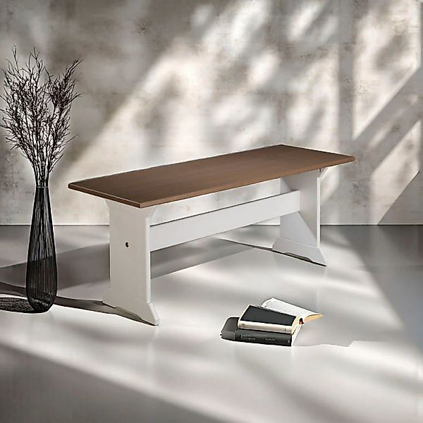 Inter Link Sitzbank "Westerland" 1 Stk. tlg. Kiefer Massiv, Landhaus, BxTxH günstig online kaufen