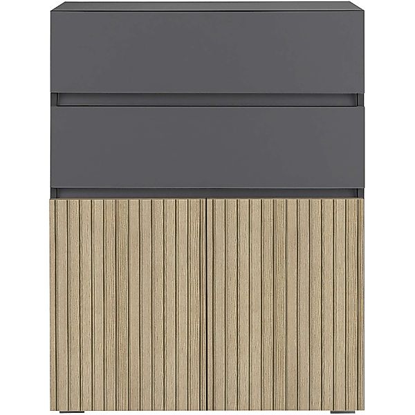 Home affaire Midischrank "Wisla", Höhe 98 cm, mit Türen & Schubkasten günstig online kaufen