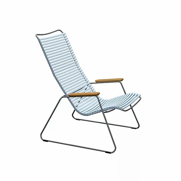 Outdoor Lounge Stuhl Click pastell hellblau günstig online kaufen