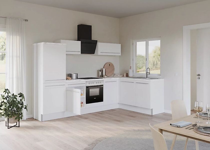 KOCHSTATION Küche »KS-Bern2«, Stellmaße 295 x 175 cm, wahlweise mit E-Gerät günstig online kaufen