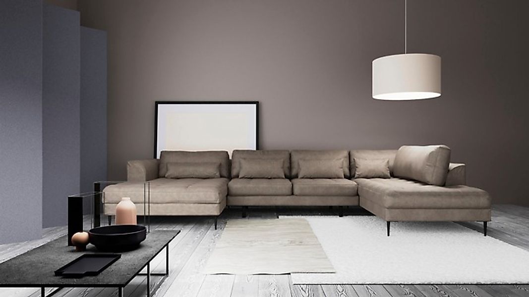 TRENDMANUFAKTUR Wohnlandschaft »Luzi, gemütliches Sofa, extra viel Platz, v günstig online kaufen