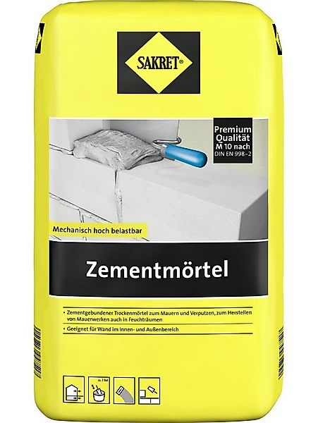 Sakret Estrich SAKRET Zementmörtel 10 kg Sack günstig online kaufen