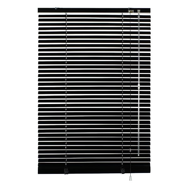 Gardinia Jalousie Aluminium 80 cm x 175 cm Schwarz günstig online kaufen