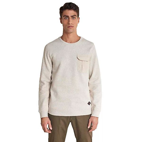 Salsa Jeans Front Pocket Sweatshirt M White günstig online kaufen