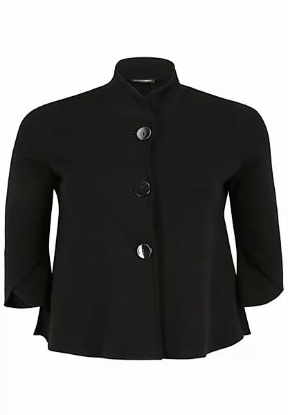 Doris Streich Kurzjacke Jacke aus Wirkware mit dekorativen großen Knöpfen m günstig online kaufen