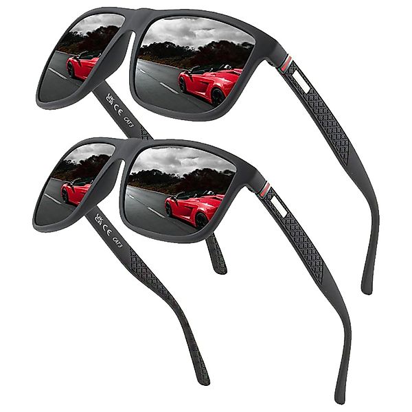 OKWISH Sonnenbrille 2Paar Polarisiert Sportbrille Herren günstig online kaufen