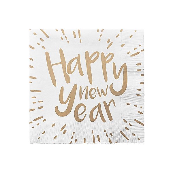 Amscan Hängedekoration Silvester Papier Servietten 'Happy günstig online kaufen