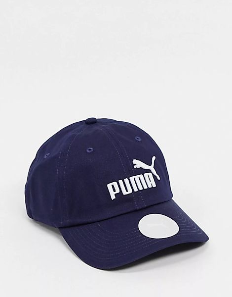 Puma – Essentials – Kappe in Marine-Marineblau günstig online kaufen