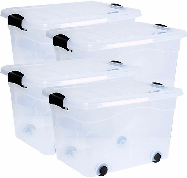 Siena Home Aufbewahrungsbox "Anzio" 20 Liter, mit Rollen, Kunststoff günstig online kaufen