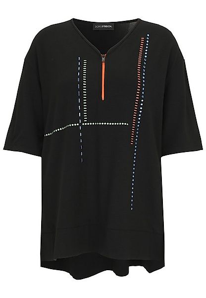 Doris Streich Longbluse mit Metallplättchen-Motiv günstig online kaufen