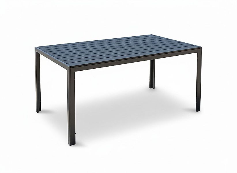 LEX Gartentisch Gartentisch Comfort 150 x 90 cm mit Nonwood Platte Gestell günstig online kaufen