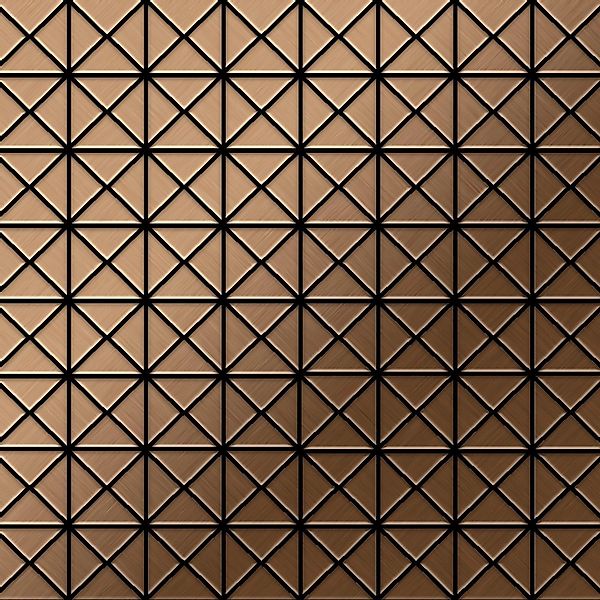 ALLOY Mosaik Fliese Massiv Metall Titan Gebürstet Kupfer 1,6mm Stark Deco-t günstig online kaufen