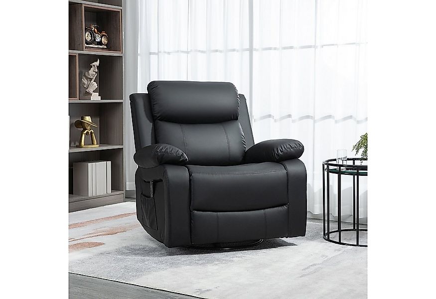 HOMCOM Massagesessel Elektrisch TV-Sessel mit 8 Vibrationsköpfen (Fernsehse günstig online kaufen