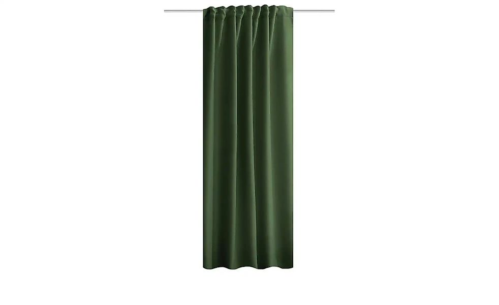 HOMEbasics Fertigschal   ¦ grün ¦ Maße (cm): B: 135 H: 245 Gardinen & Rollo günstig online kaufen