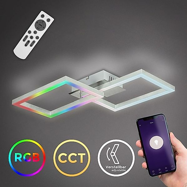 B.K.Licht Deckenleuchte Smart RGB FRAME Deckenlampe günstig online kaufen