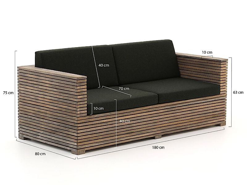 ROUGH-C Gartensofa 180 cm günstig online kaufen