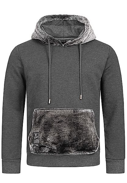 RedBridge Hoodie mit Teddyfell-Details Lässiger Kapuzenpullover günstig online kaufen