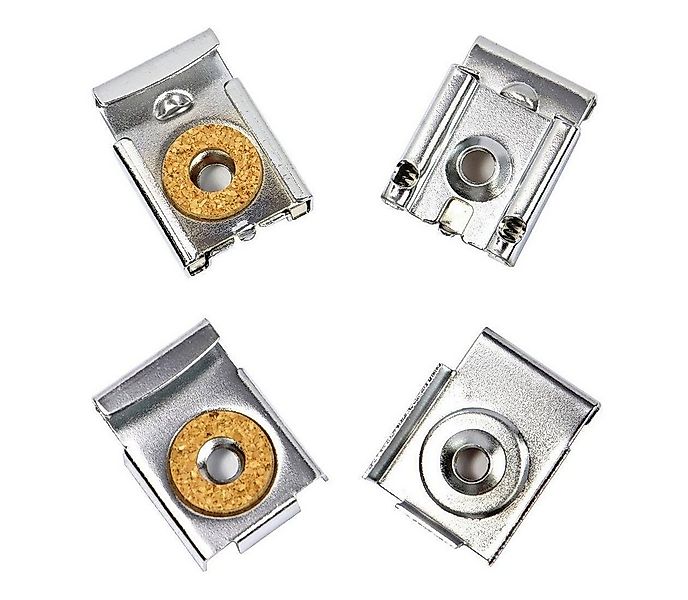 BAYLI Regal Spiegelaufhängung Clips Set mit Dübel und Schrauben, 4 Stück - günstig online kaufen