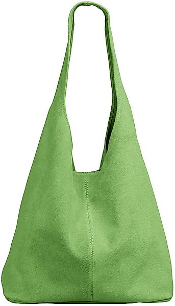 Caspar Schultertasche große Damen Wildleder Tasche Hobo Bag - CLASSIC LINE günstig online kaufen