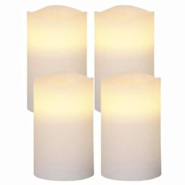 MARELIDA LED Kerzenset 4er Set H:12,5cm weiß günstig online kaufen