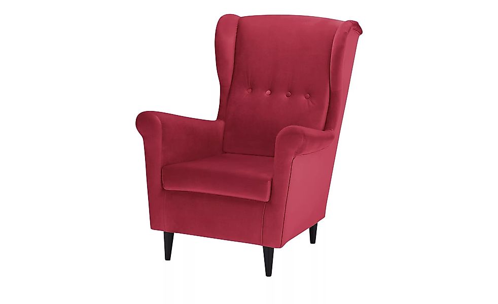 smart Sessel  Hubertine - rot - 82 cm - 102 cm - 89 cm - Polstermöbel > Ses günstig online kaufen