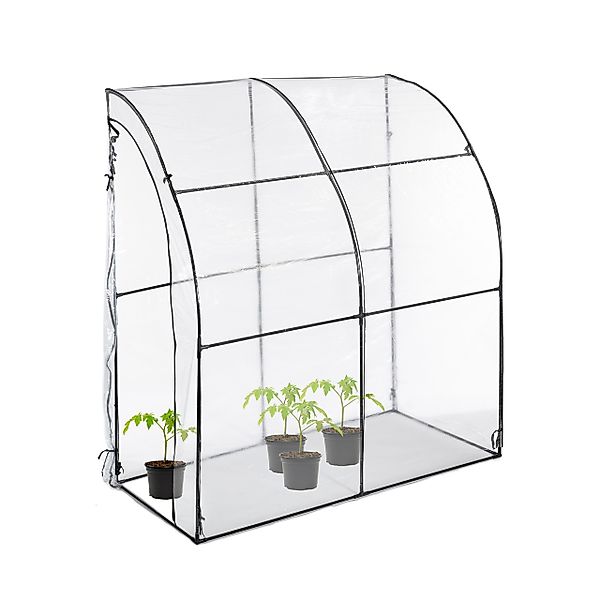 relaxdays Foliengewächshaus Begehbares Tomatengewächshaus mit Folie günstig online kaufen