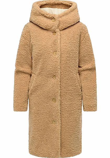 Ragwear Langmantel "Joonie YOUMODO", Langer Winter Plüschmantel mit Kapuze günstig online kaufen