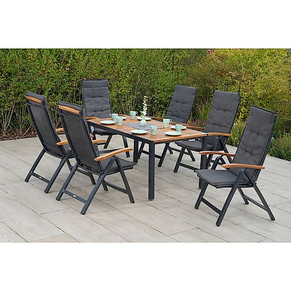 Merxx Gartenmöbel-Set Tilos 13-teilig 150 cm x 90 cm günstig online kaufen