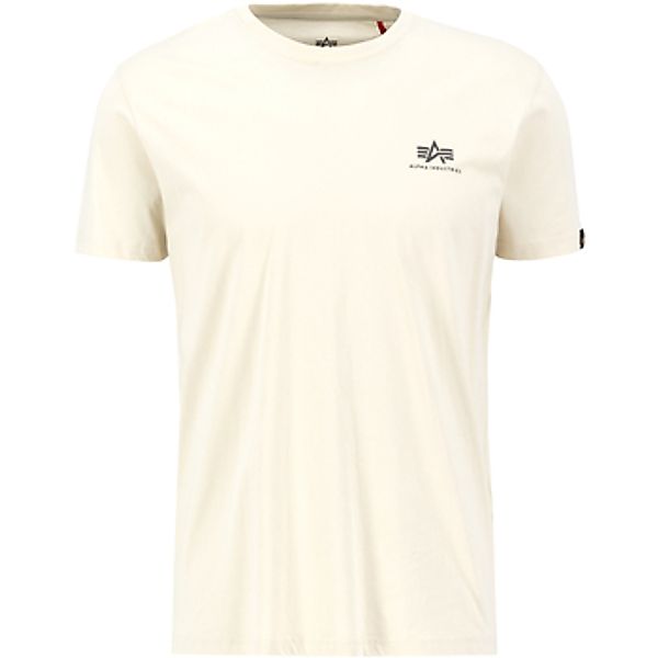 Alpha  T-Shirt Basic T Small Logo - jet stream white günstig online kaufen