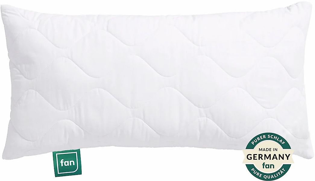 fan Microfaserkissen "Kansas, mit Baumwollbezug und Reißverschluss" Füllung günstig online kaufen