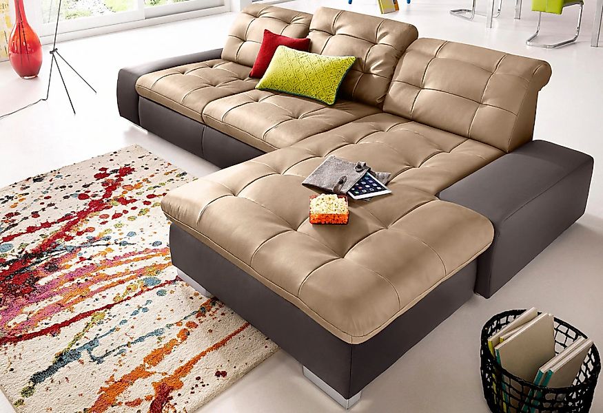DOMO collection Ecksofa "Star, zeitlose Formensprache, elegante Optik, L-Fo günstig online kaufen
