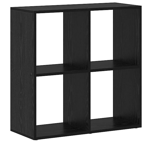 vidaXL Bücherregal Bücherregal Schwarz Eichen-Optik 69,5 x 29 x 69,5 cm, 1- günstig online kaufen