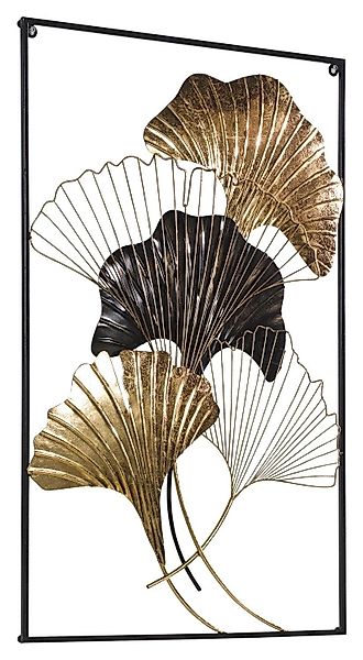 casa NOVA Wanddekoobjekt LAURITES, Schwarz, Goldgelb, günstig online kaufen
