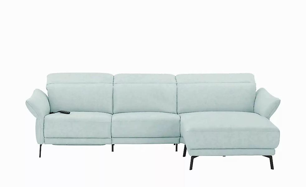 Wohnwert Ecksofa Leder Bellana ¦ blau ¦ Maße (cm): B: 291 H: 101 T: 176.0 P günstig online kaufen