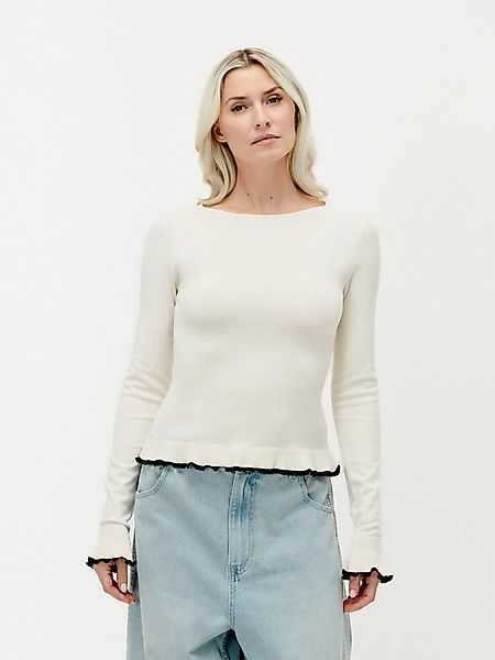 LeGer Strickpullover Marlen, LeGer by Lena Gercke slim fit, mit Wellenkante günstig online kaufen