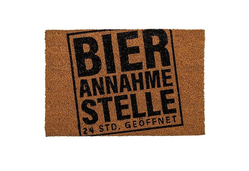 Out of the Blue Fußmatte Kokos Fußmatte Bier Annahmestelle 60x40 cm - Dekor günstig online kaufen