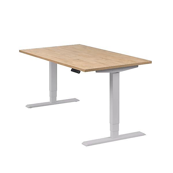 boho office® Schreibtisch Homedesk, Silber elektrisch günstig online kaufen
