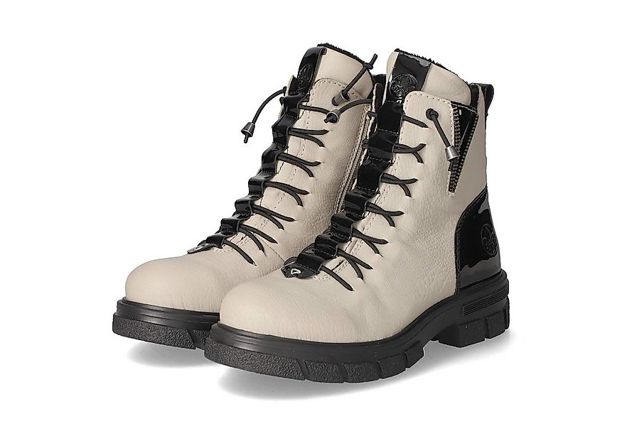 Rieker Rieker Z9152-60 Damen Synthetik beige Schnürstiefel günstig online kaufen