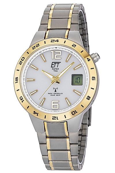 ETT Solaruhr Armbanduhr Titan Bicolor günstig online kaufen