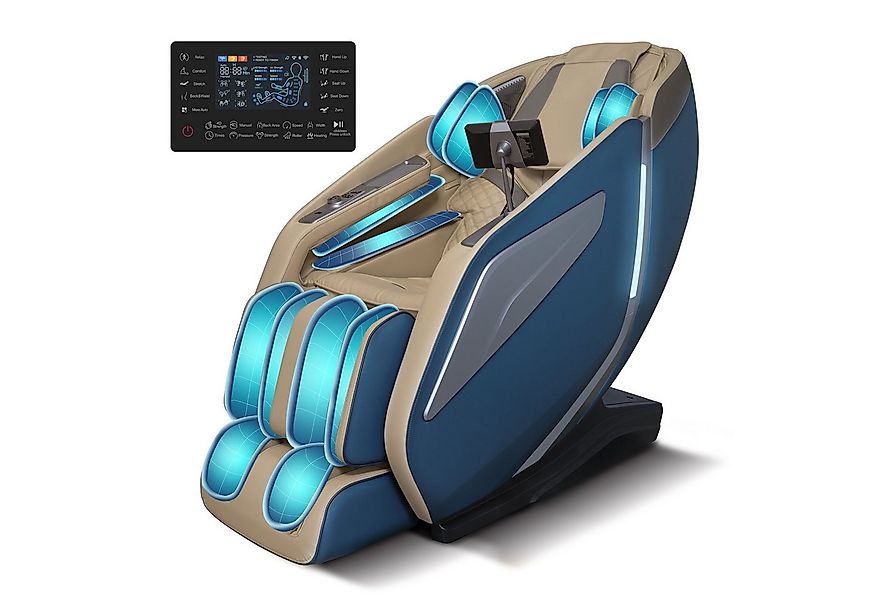 HealthRelife Massagesessel Luxuriöser Entspannungsstuhl, 15 Massage-Modi, Y günstig online kaufen