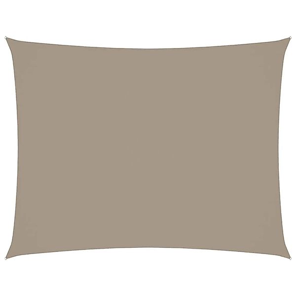 vidaXL Sonnensegel Oxford-Gewebe Rechteckig 3x4 m Taupe 135430 günstig online kaufen